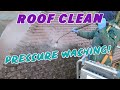 Time Lapse Roof Clean: Pressure Washing/Moss Removal- Soo Satisfying!