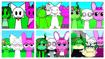 Incredibox - Sprunki but ONLY SPRUNKI GIRLS (Vineria ,Wenda, Pink ) in ALL Different Mods