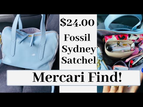 Fossil Sydney satchel & Fossil Rachel satchel - close look and comparison -  YouTube