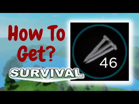 How To Get Iron Nails? Roblox The Survival Game