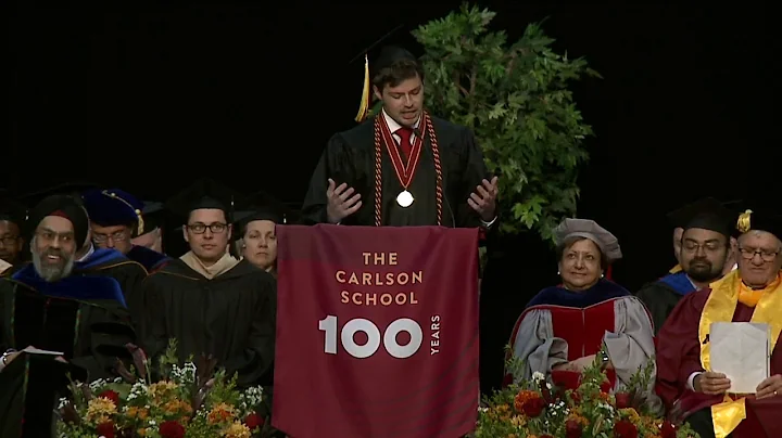 2019 Carlson School Undergraduate Commencement Student Speaker - Steven Vogel