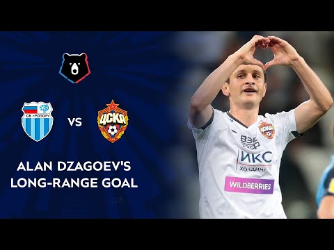 Гол Алана Дзагоева «Ротору» дальним ударом | Тинькофф РПЛ 2020/21
