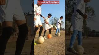 Football Basics Toe Tap Inside Touches #football #viral #basics #viralshorts #shorts #best #youtube