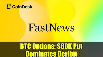 BTC Options: $80K Put Dominates Deribit | Bitcoin Price Analysis
