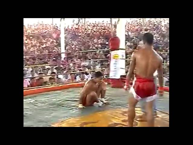 Brutal Burma vs Muay Thai fight no gloves class=