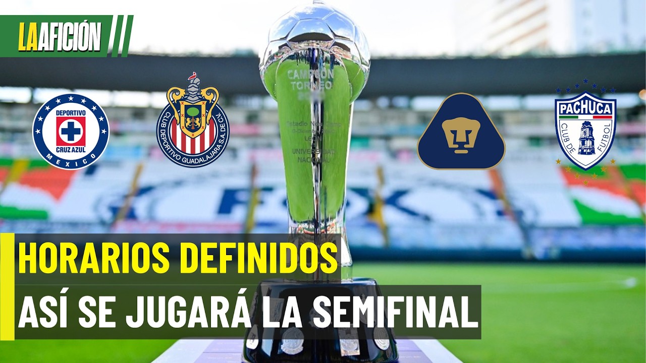 Semifinales de la Liga MX: Definen fechas y horarios de los partidos ...