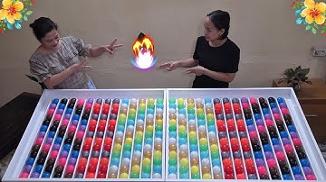 🎧 Relaxing Color Ball Sorting with Gentle ASMR | Calm but Competitive