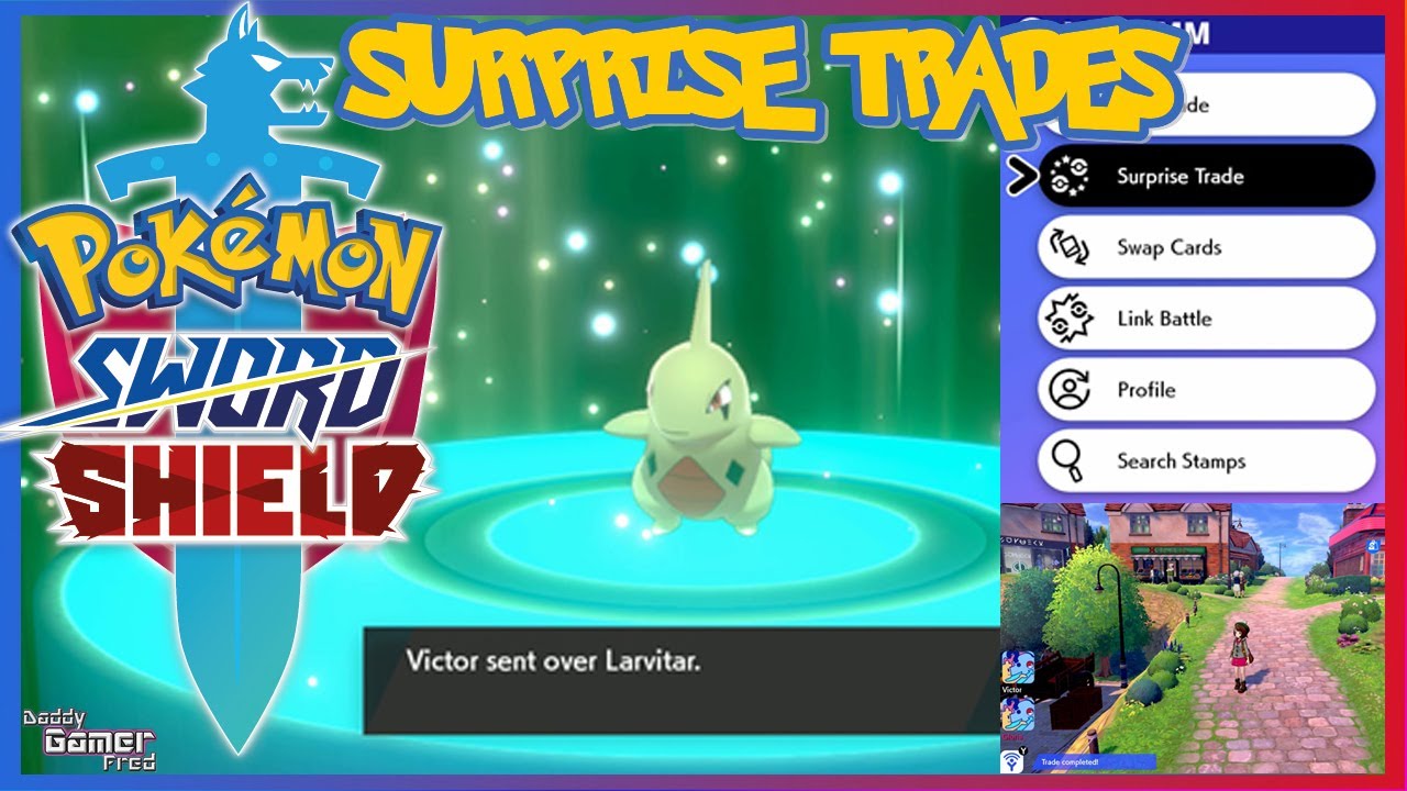 Surprise Trade (Wonder Trade) In side of Pokémon Sword and Shield - YouTube