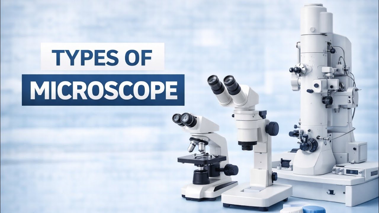 Types Of Microscopes || Microscope Classification || Parts of ...