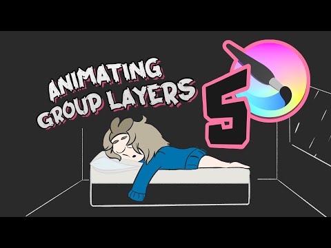 How To Animate Group Layers? | KRITA 5