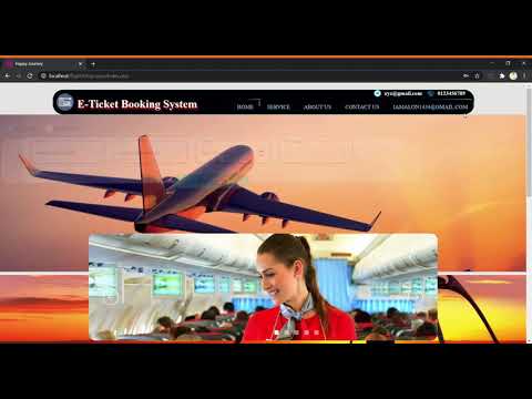 Airline Reservation System in PHP | Final Year Project | HTML CSS PHP ...