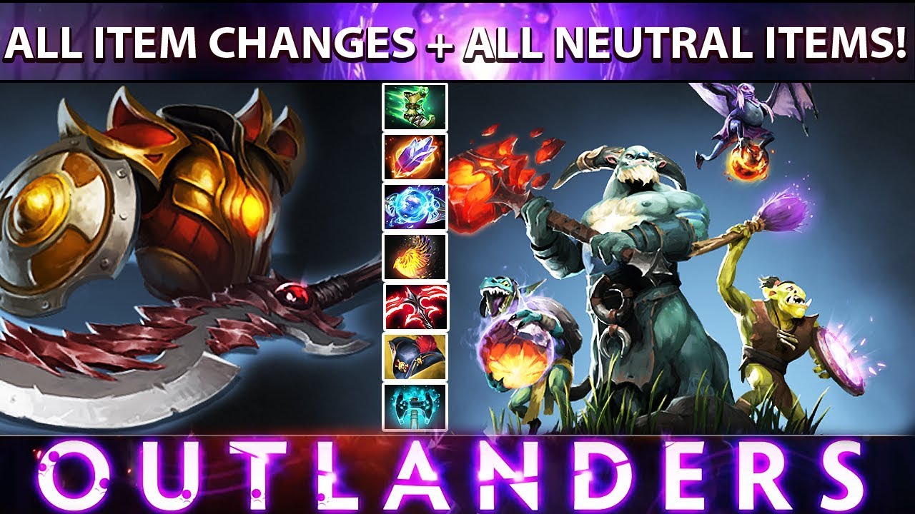 Dota 2 New 723 Patch All Item Changes All Neutral Items Preview Effect