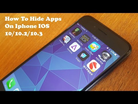 How To Hide Apps On Iphone IOS 10/10.2/10.3 - Fliptroniks.com - YouTube