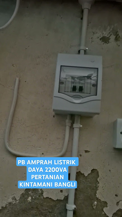 Install Amprah Electricity with 2200va power in Kintamani Bangli Bali #electricity