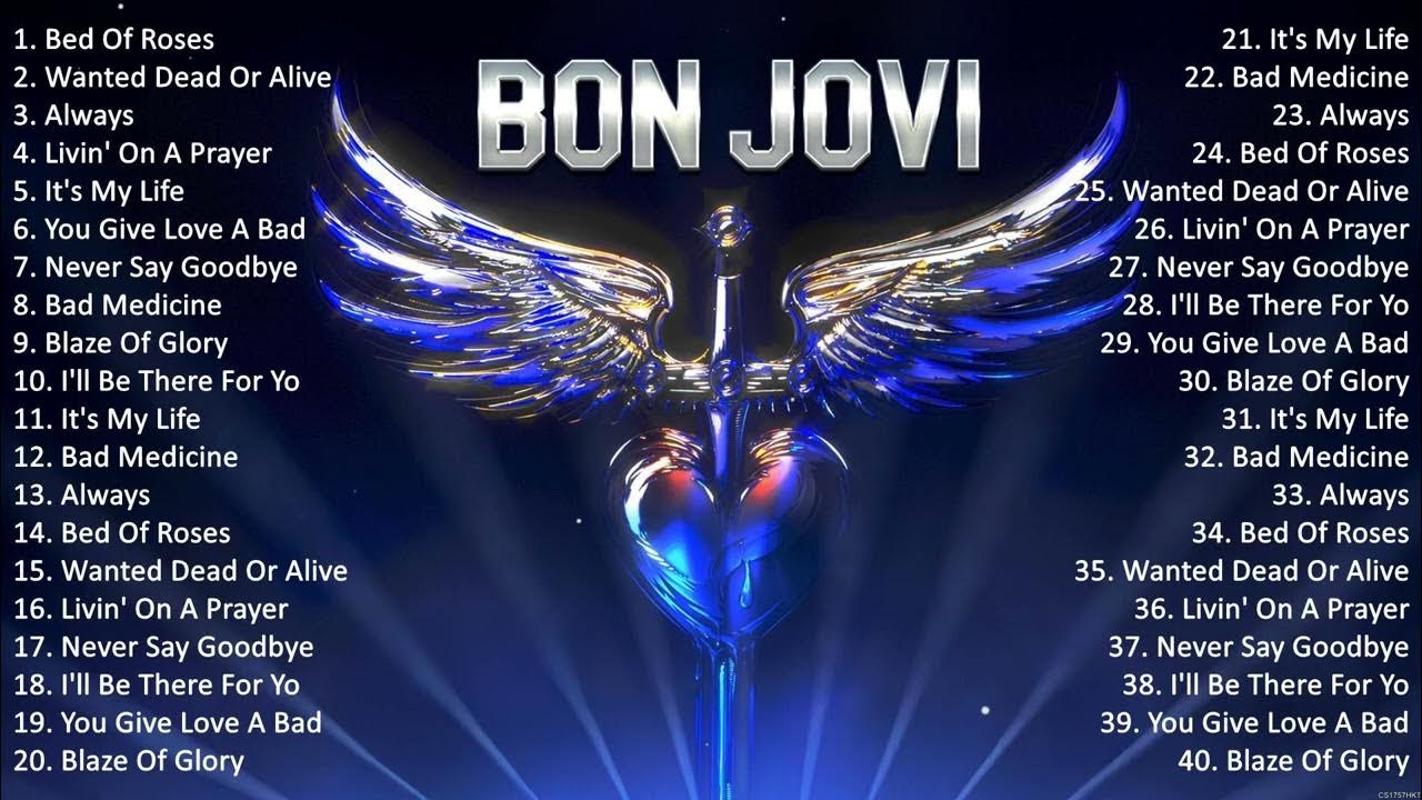 Bon Jovi Greatest Hits Full Album ~ Best Rock Songs Playlist Ever Bon Jovi Greatest Hits Full Album ~ Best Rock Songs Playlist Ever