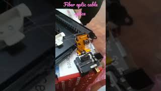 fiber optic cable splice for cctv camera.