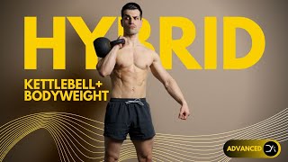 36 Min HYBRID BODYWEIGHT + KETTLEBELL WORKOUT ( Burn Up to 500 Calories! )