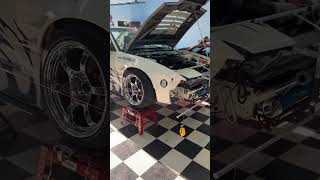 These Yellow Speed Dynamic Pro Drift Spec Coilovers are valved and sprung for this LS-swapped S13