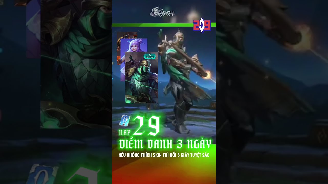 Chính Thức Ra Mắt Skin Yorn : Lục Nguyệt Cung 🌖 #shorts #liênquânmobile #archangel2909