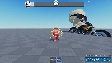 Me getting the Skeleton Perfect Run Badge | ROBLOX Item Asylum (Random Clip) 11/20/2023