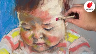 Make a Lovely Drawing of a Child in Soft Pastel Portrait screenshot 2
