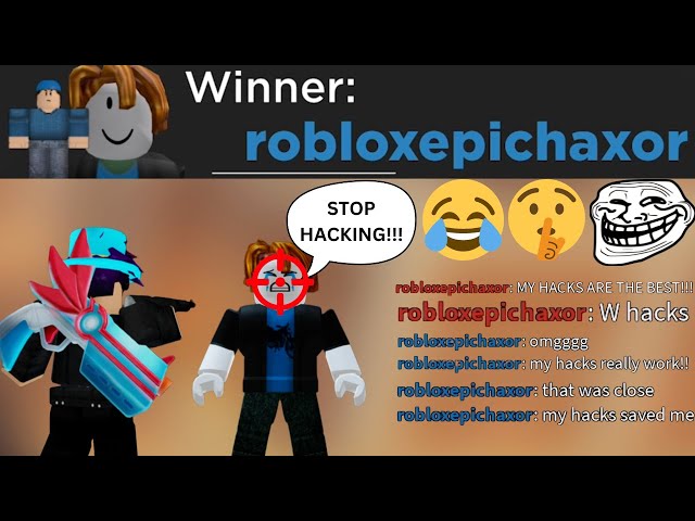 I Pretend To Use HACKS In Arsenal.. (ROBLOX) 