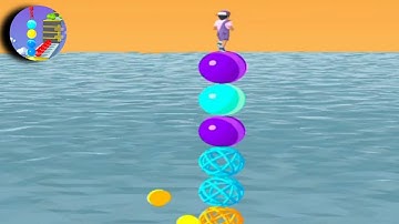 Stack Rider 🟡🔥💑 MAX LEVELS!!! All Levels Gameplay Walkthrough Android, iOS NEW UPDATE!!! ( 133-136 )