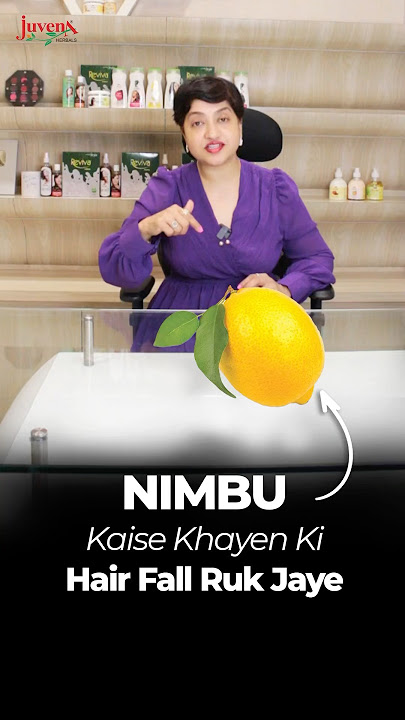 Nimbu Kaise Khayen Ki Hair Fall Ruk Jaye? | Say Goodbye to Hair Fall with Simple Diet #hairfall