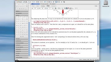 Linear Algebra - The Matrix Equation Ax = b (1 of 2)