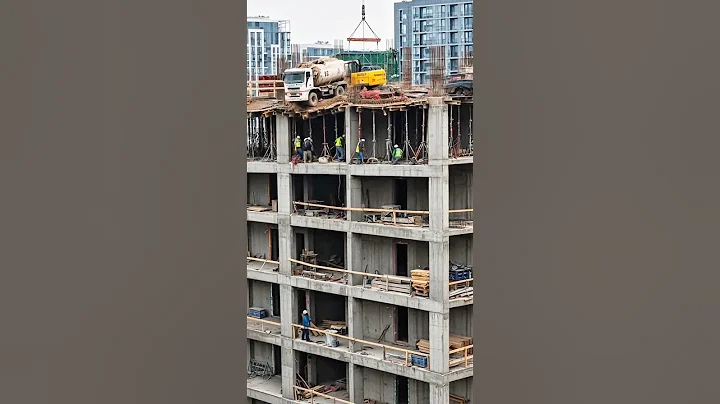 Seconds Before the Collapse — Structural Failure or Sabotage? #fail #construction #disaster
