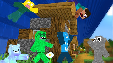 I coded 100 Random Events For my Friends to Survive in Minecraft