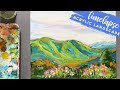 Mountain Landscape | Acrylic Painting Timelapse - C. Brooke Ring