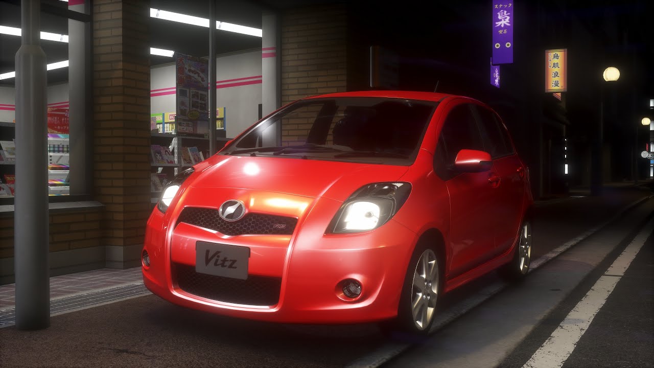 Its just a normal toyota yaris / vitz - YouTube