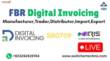 How FBR Digital Invoicing Software Works | Live IRIS Portal Integration | Switcher Techno ERP