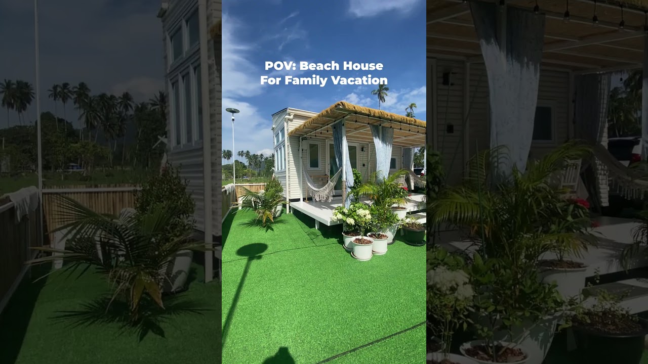 POV: Beach house for a family vacation 🌊