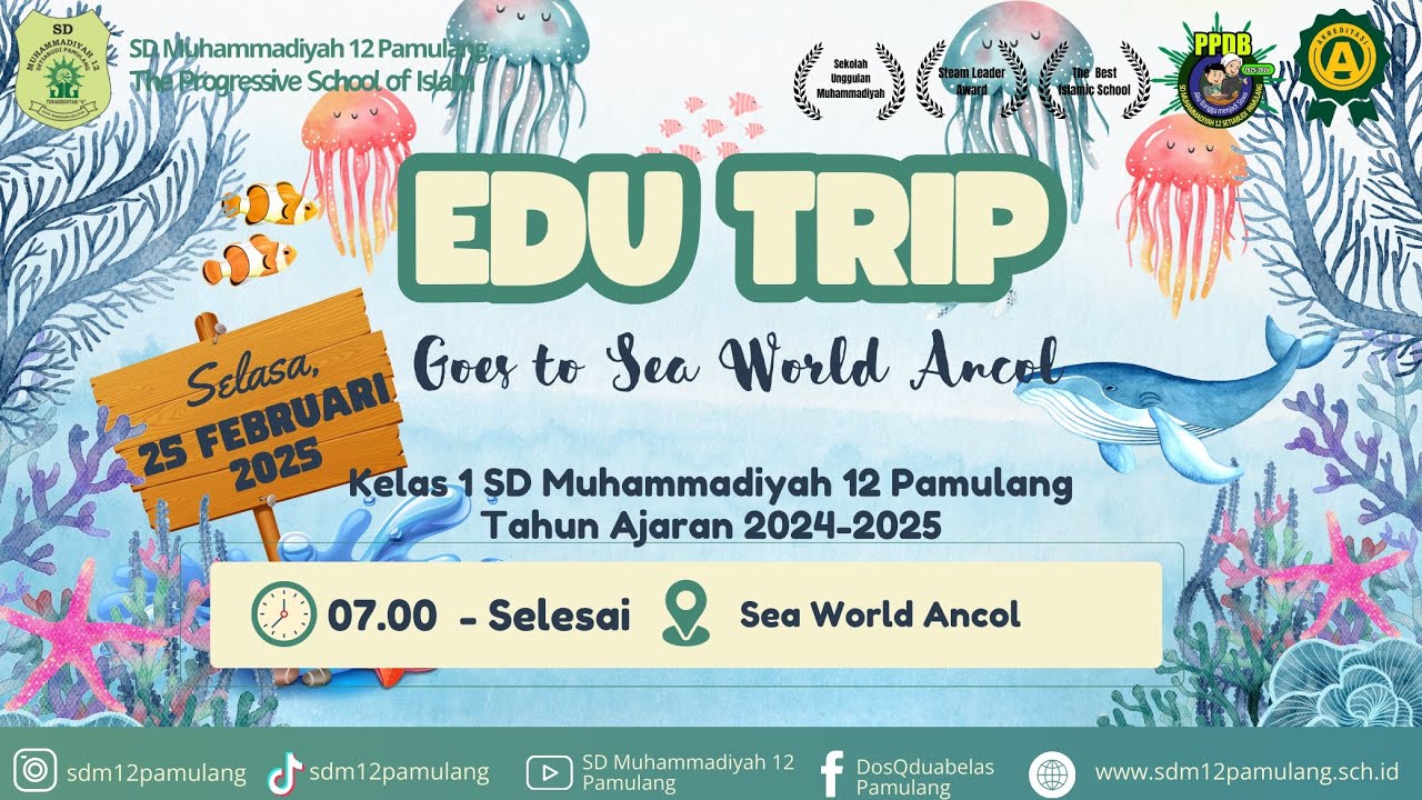 EDU TRIP KELAS 1 SD MUHAMMADIYAH 12 PAMULANG