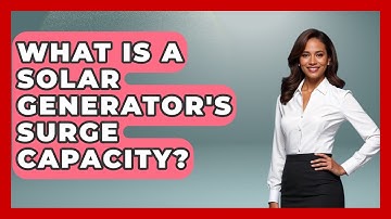 What Is A Solar Generator