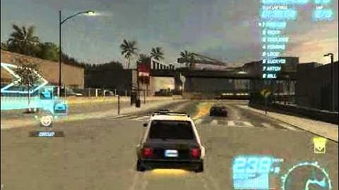 Need for Speed World: Golf MK1 GTI single player race at Brooks street