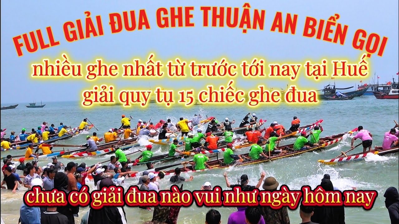 Full giải đua thuyền Thuận An Biển gọi 2025