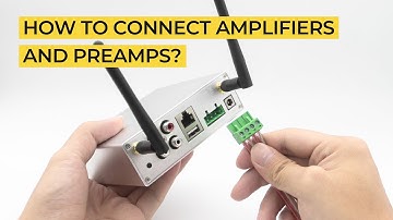 How to connect Audio Amplifiers and Audio Preamplifiers to your Speakers?