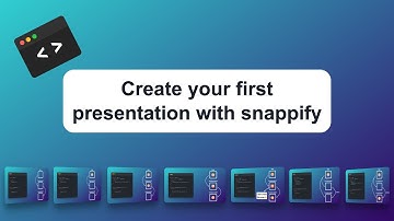 Create your first presentation with snappify