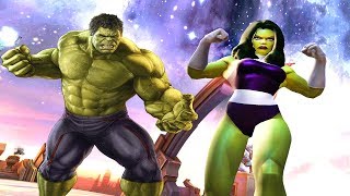 DİŞİ HULK VS HULK 😱 - Süper Kahramanlar