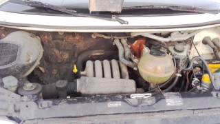 VW Transporter T4 2.4D AAB Engine sound . Запуск и работа двигателя 2.4 AAB.