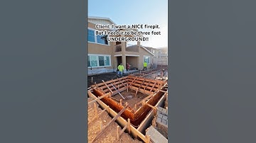 This is how we build a sunken firepit! #firepits #sunkenfirepit #backyardfirepit #diy #backyard