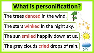 What Is Personification? 🤔 | Personification In English | Learn With  Examples - Youtube