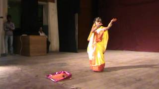 Ananya bala(tinni) dancing on saraswati puja 2012 bhel hyderabad