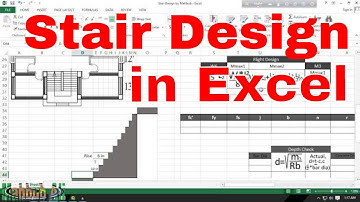 Stair Design & Calculation in Excel #Mahbub_Ali #Part_1