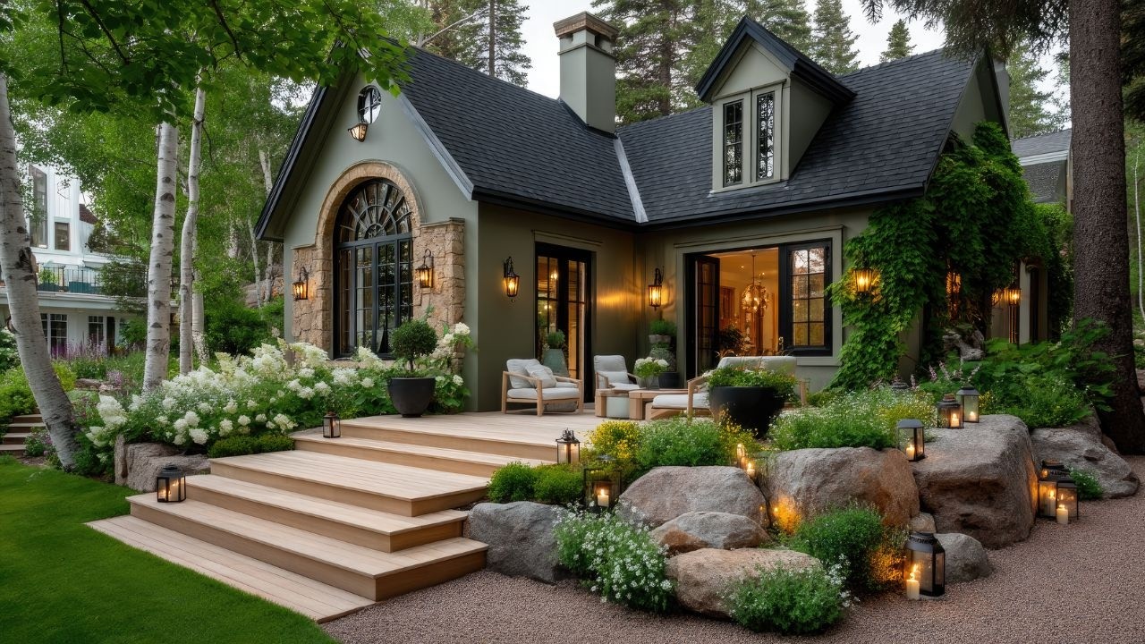 This Rustic Garden Quiet Luxury Interior Will Instantly Calm Your Mind