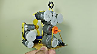 SELF-ASSEMBLE SUPER COMPLICATED MINI PROTOTYPE ELECTRIC GENERATOR MACHINE USING PLASTIC GEAR