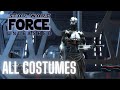 All Costumes Unlocked! | Star Wars: The Force Unleashed | Gameplay